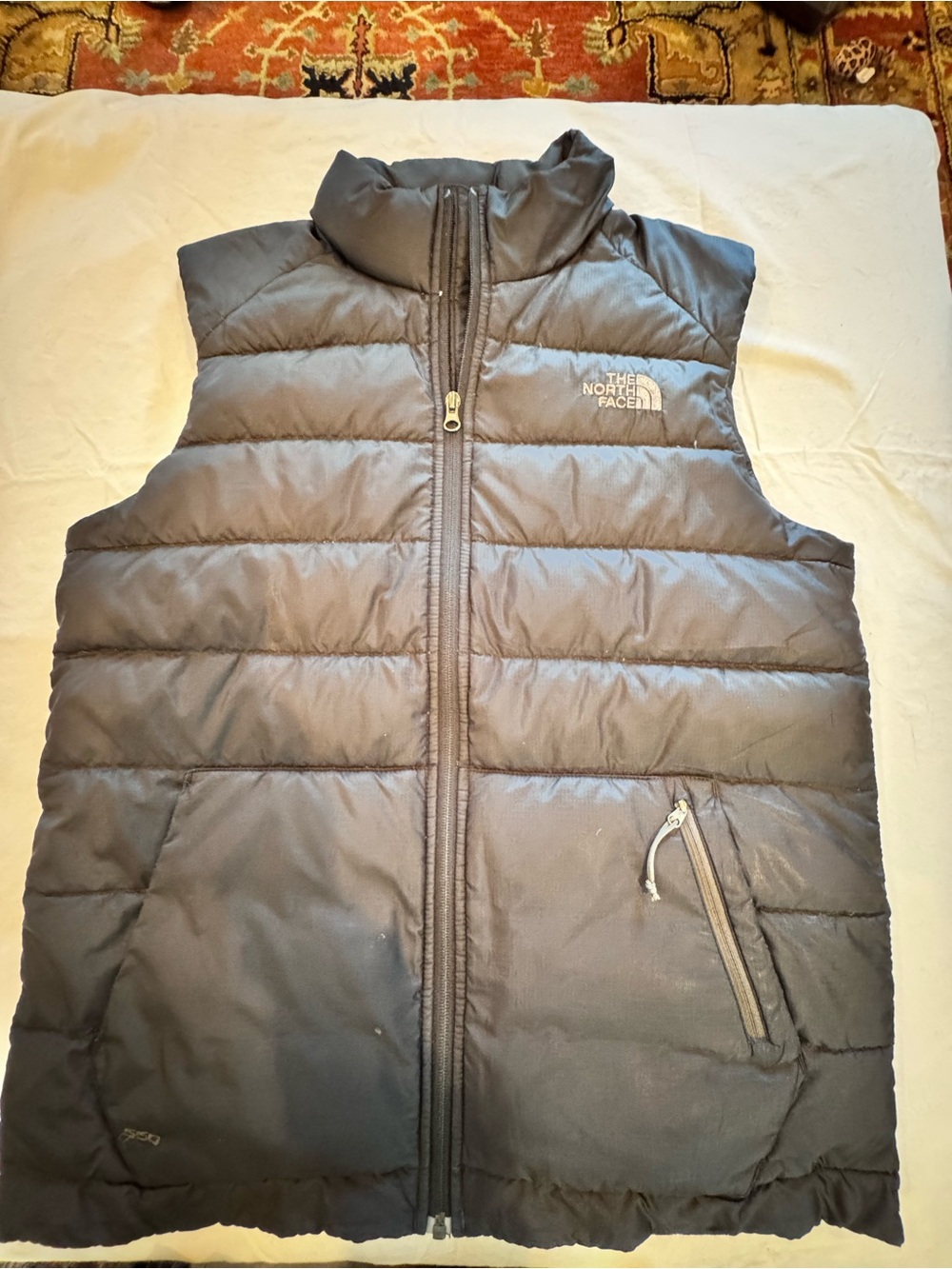 The North Face Quilted Vest in Charcoal